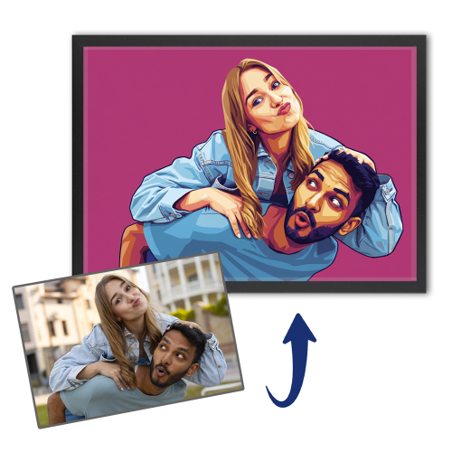 Retrato al estilo pop art WPAP a partir de una foto Retrato al estilo pop art WPAP a partir de una foto