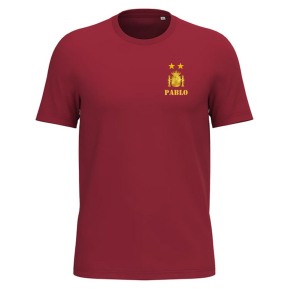 Camiseta de hombre 2 estrellas 100 % algodón orgánico Camiseta de hombre 2 estrellas 100 % algodón orgánico