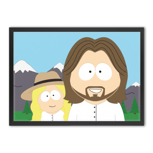 Caricatura estilo dibujo animado extravagante a partir de una foto Caricatura estilo dibujo animado extravagante a partir de una foto