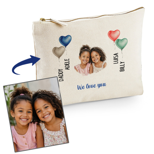 Estuche multiusos Globos Corazón Estuche multiusos Globos Corazón
