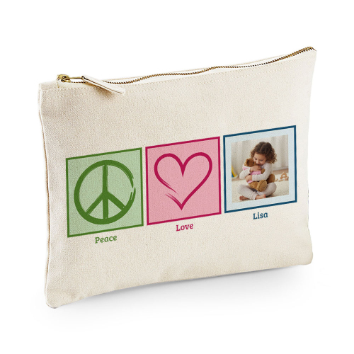 Estuche multiusos Peace & Love foto Estuche multiusos Peace & Love foto