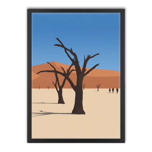 Paisaje ilustrado al estilo flat design según una foto Paisaje ilustrado al estilo flat design según una foto