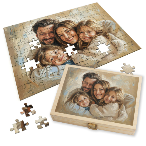 Puzle de una foto transformada en pintura al óleo Puzle de una foto transformada en pintura al óleo