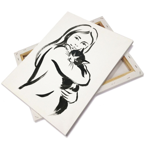 Retrato artístico en estilo tinta china Retrato artístico en estilo tinta china