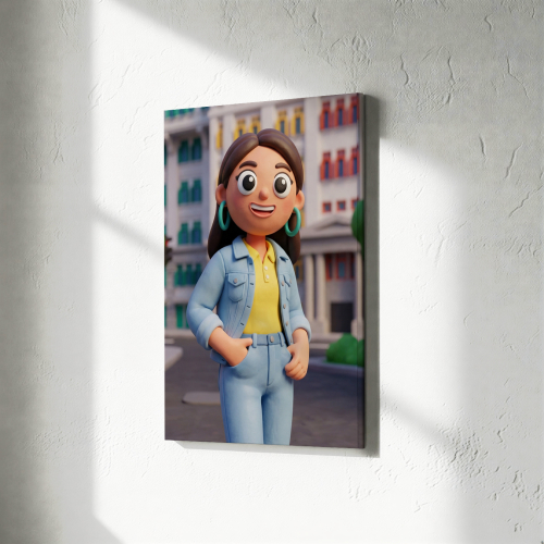 Retrato estilo Clay Art a partir de una foto Retrato estilo Clay Art a partir de una foto