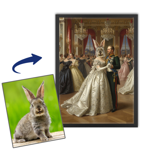 Retrato extravagante de su mascota Retrato extravagante de su mascota