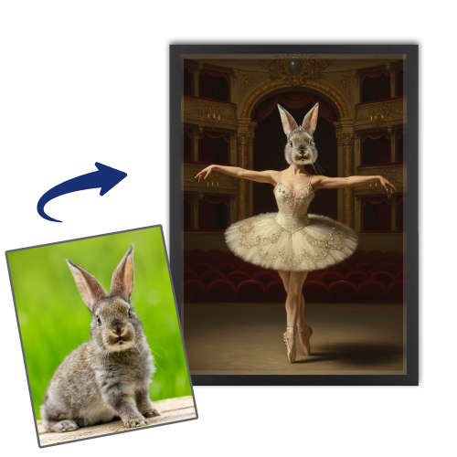 Retrato extravagante de su mascota Retrato extravagante de su mascota