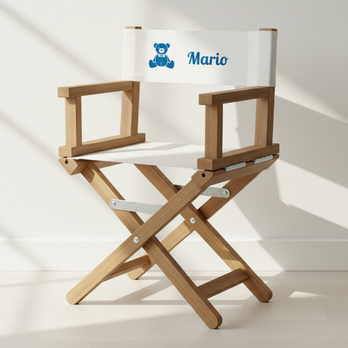 Silla de director de cine impresa con motivo Para bebé Silla de director de cine impresa con motivo Para bebé