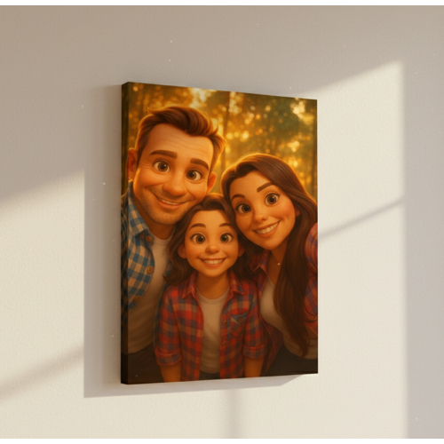 Retrato al estilo de una película de animación 3D a partir de una foto Retrato al estilo de una película de animación 3D a partir de una foto