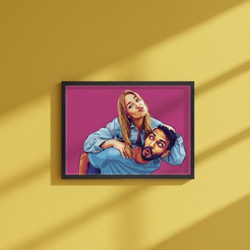 Retrato al estilo pop art WPAP a partir de una foto Retrato al estilo pop art WPAP a partir de una foto