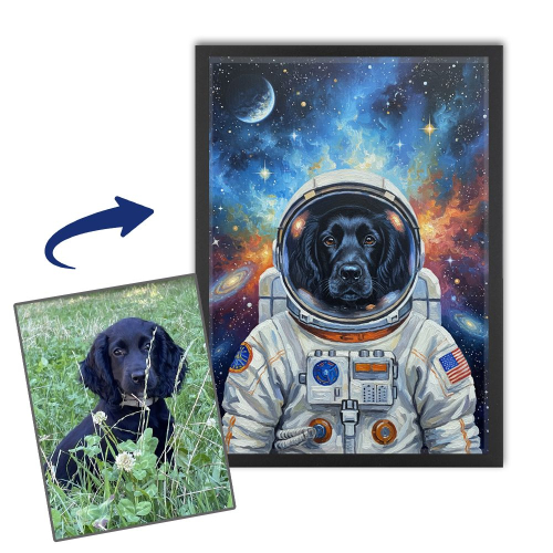 Retrato extravagante de su mascota Retrato extravagante de su mascota