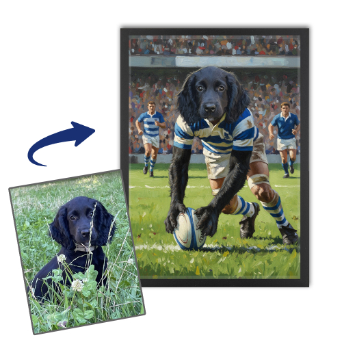 Retrato extravagante de su mascota Retrato extravagante de su mascota