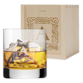 Vaso de whisky personalizado inicial Vaso de whisky personalizado inicial