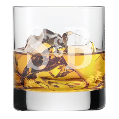 Vaso de whisky personalizado dos iniciales Vaso de whisky personalizado dos iniciales