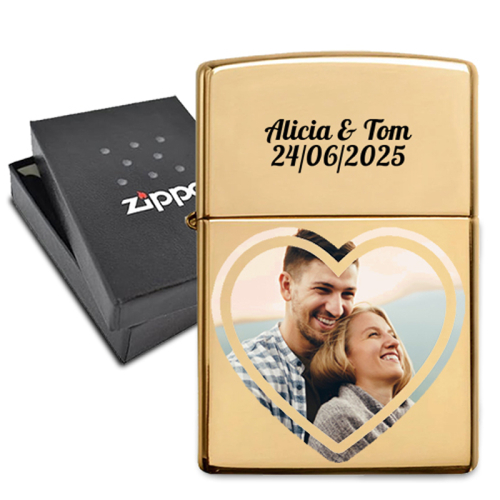 Mechero Zippo® con foto impresa a color Mechero Zippo® con foto impresa a color