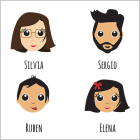 4 personajes