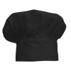 Gorro de chef negro (niño)