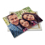 Lienzo de lona en un marco de madera