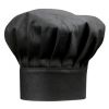 Gorro de cocinero Negro