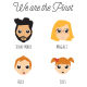 4 personajes