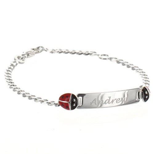 Pulsera de mariquita personalizada