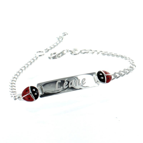 Pulsera de mariquita personalizada