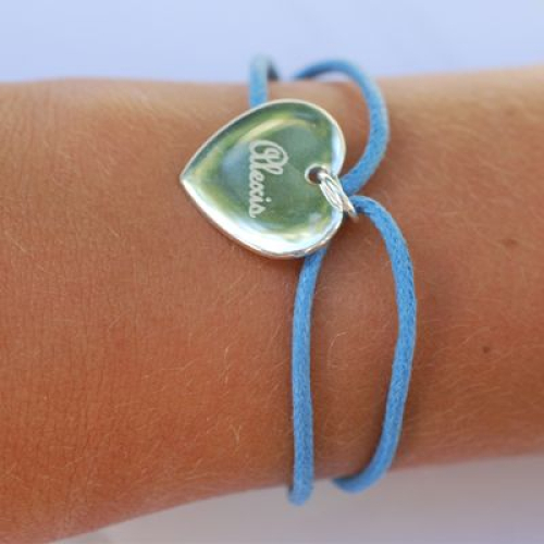 Pulsera corazón personalizada