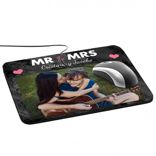 Alfombrilla de ratón Mr & Mrs foto