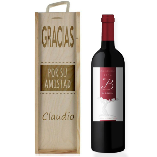 Caja de vino gráfica personalizada