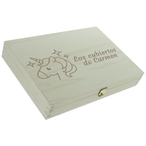 Cofre personalizado unicornio cerrado