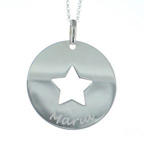 Colgante estrella personalizada