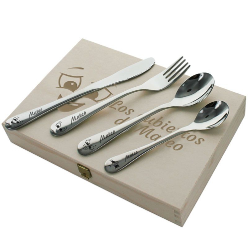 Cubiertos personalizados con caritas
