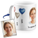 Taza Personalizada Globos Coraz&oacute;n