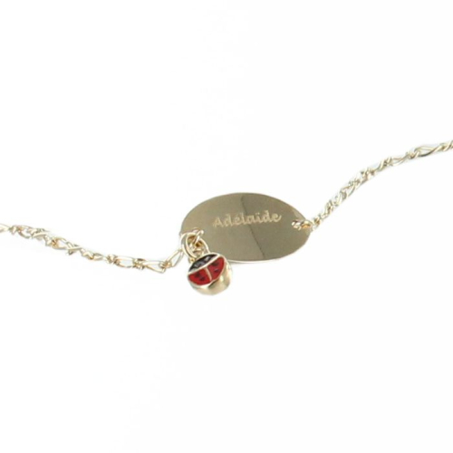 Pulsera de mariquita personalizada