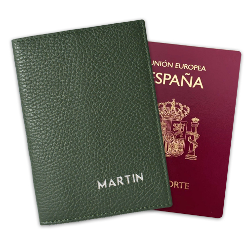 Funda de Pasaporte de Cuero Personalizada