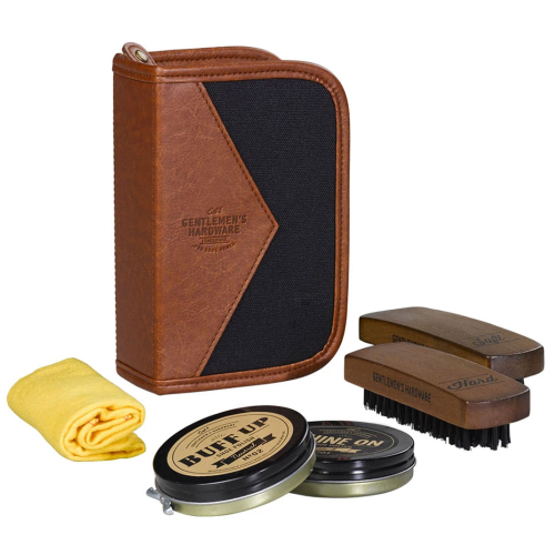 Kit Deluxe para lustrar calzado Gentlemen's Hardware