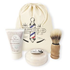 Kit de Afeitado Personalizado con Brocha, Crema y Jabón