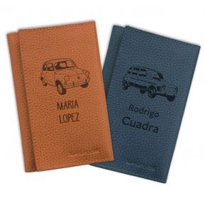 Porta-documentos para el coche personalizado retro