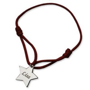 Pulsera estrella personalizada Pulsera estrella personalizada