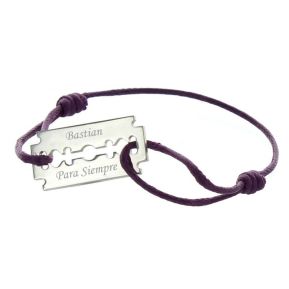 Pulsera hoja de afeitar personalizada Pulsera hoja de afeitar personalizada