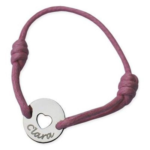Pulsera infantil corazón calado