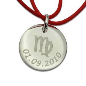Pulsera signo zodical grabada Pulsera signo zodical grabada