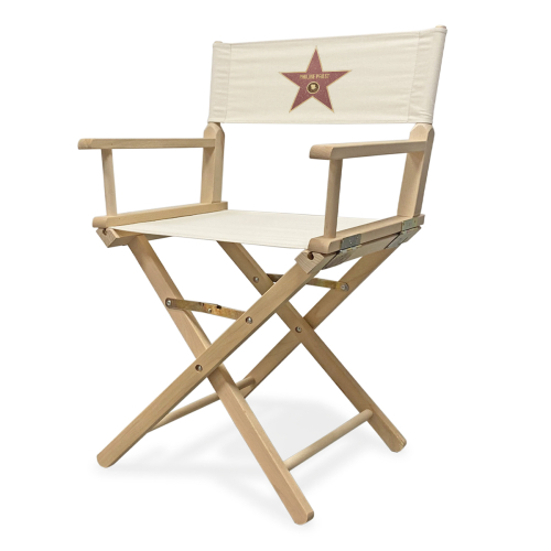 Silla de director Walk of Fame madera natural