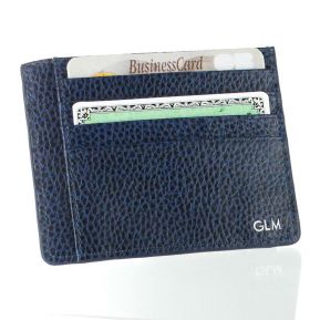 Tarjetero RFID en cuero personalizado