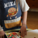 Delantal infantil personalizado Hamburger