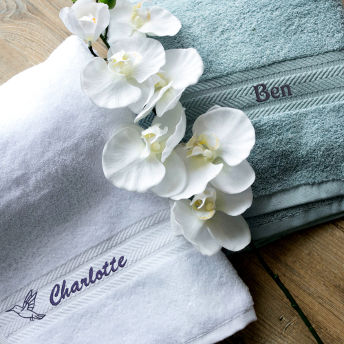 Toallas personalizadas con nombre y motivo