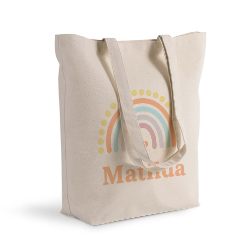Bolsa de algodón arcoíris