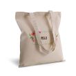 Bolsa de algodón personalizada flores en acuarela