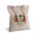 Bolsa de algodón personalizada con flores exoticas