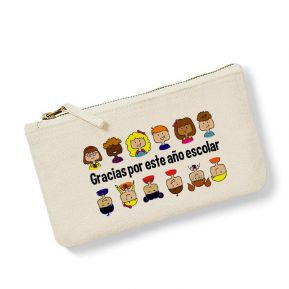 Bolsa pequeña personalizada gracias maestra